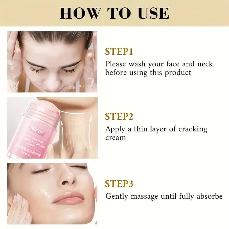 Crème hydratante pour les pieds secs, nourrissante pour les mains et les pieds, soin quotidien des mains et des pieds / avec squalane végétal
