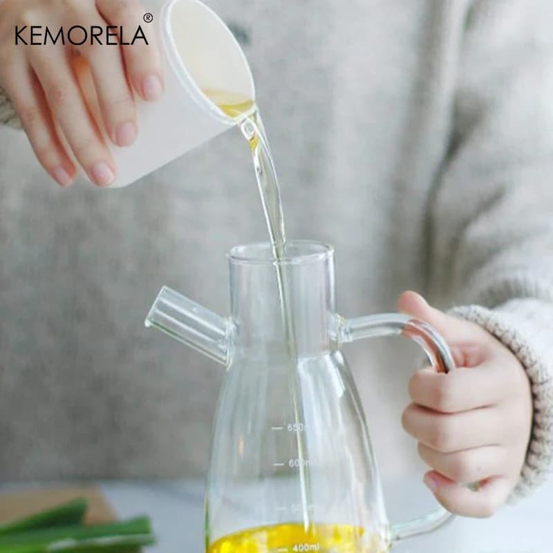 KEMORELA 1PC bouteille d'huile d'olive en verre BPF