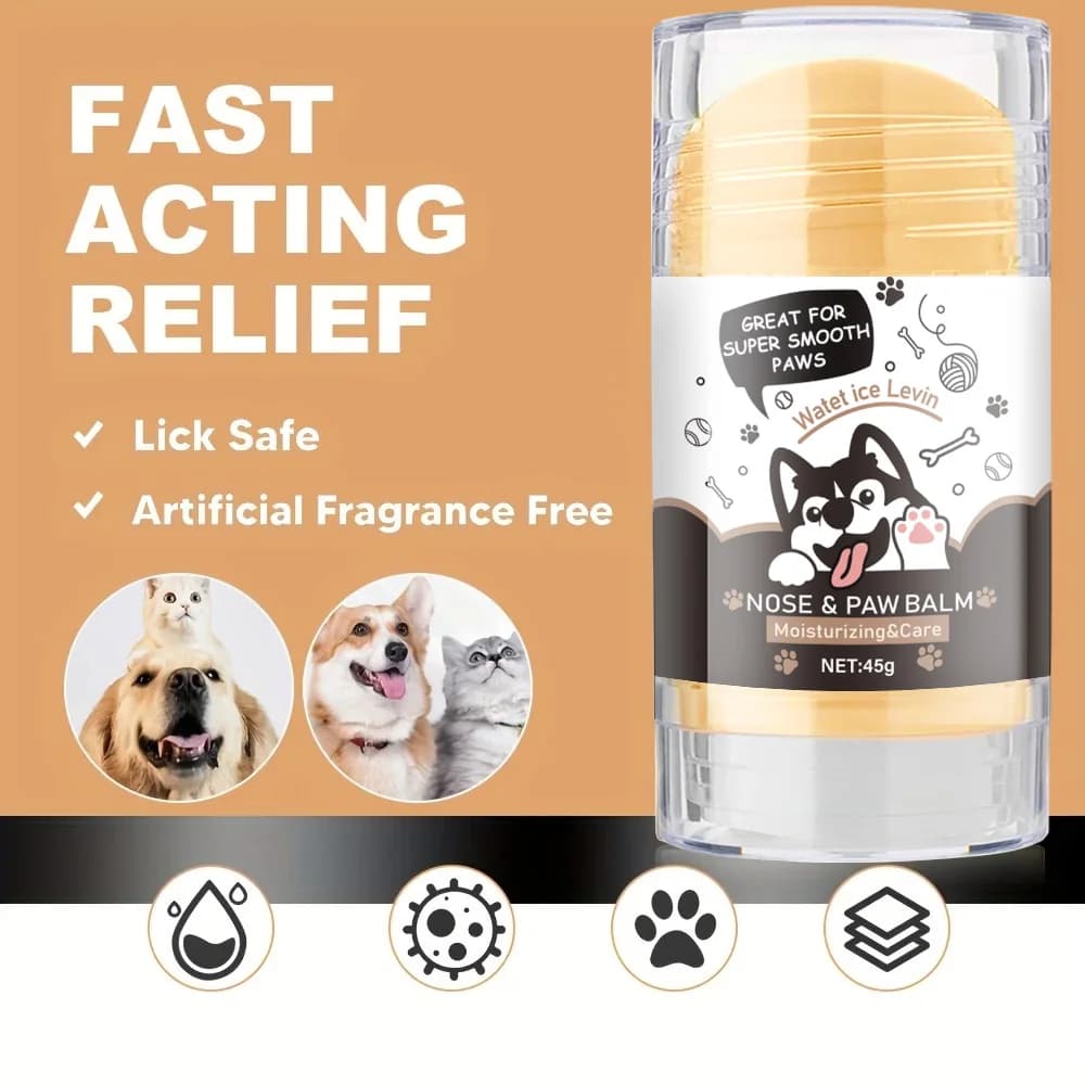 Baume pour pattes de chien - Sucette à museau Lick Safe - Stimulation hydratante