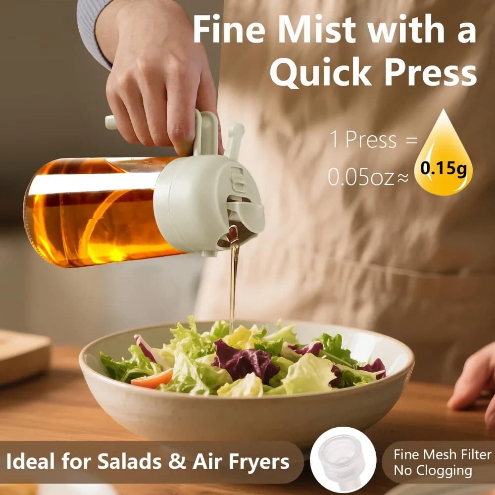Pulvérisateur d'huile d'olive pour la cuisine 500ml