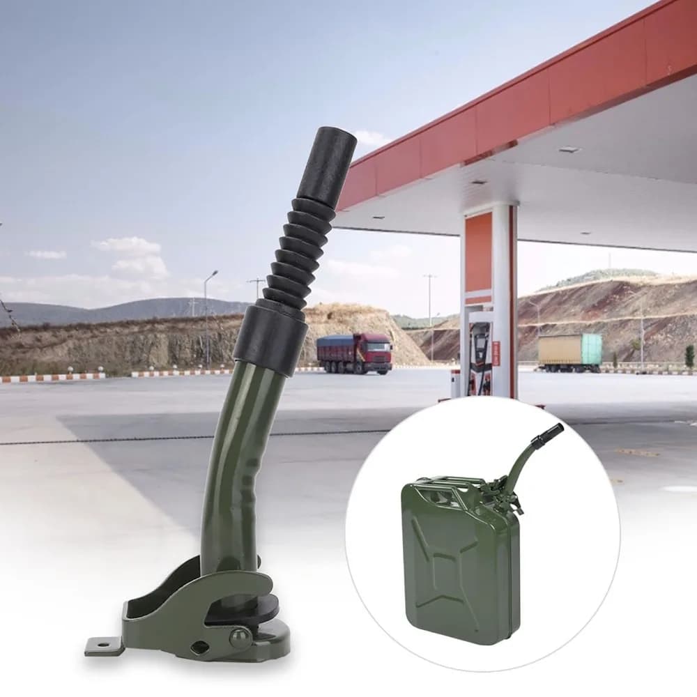 Buse flexible anti-déversement, bec verseur portable, conception anti-fuite, bec verseur facile pour le transfert de carburant, bec verseur pour bidon, outil extérieur