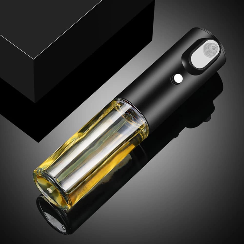 Pulvérisateurs d'huile d'olive électriques Bouteille de pulvérisation d'huile rechargeable USB Accessoires de cuisine professionnels portables pour friteuse à air et barbecue