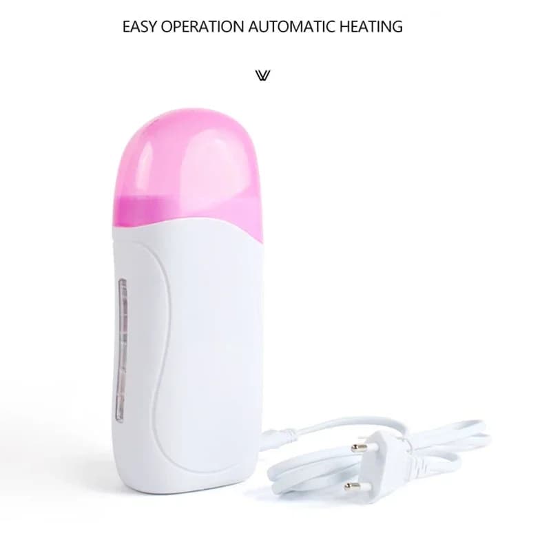 Épilateur portable à cartouche de cire, chauffe-cire roll-on pour l'épilation, machine à cire fondue manuelle, soins de la peau