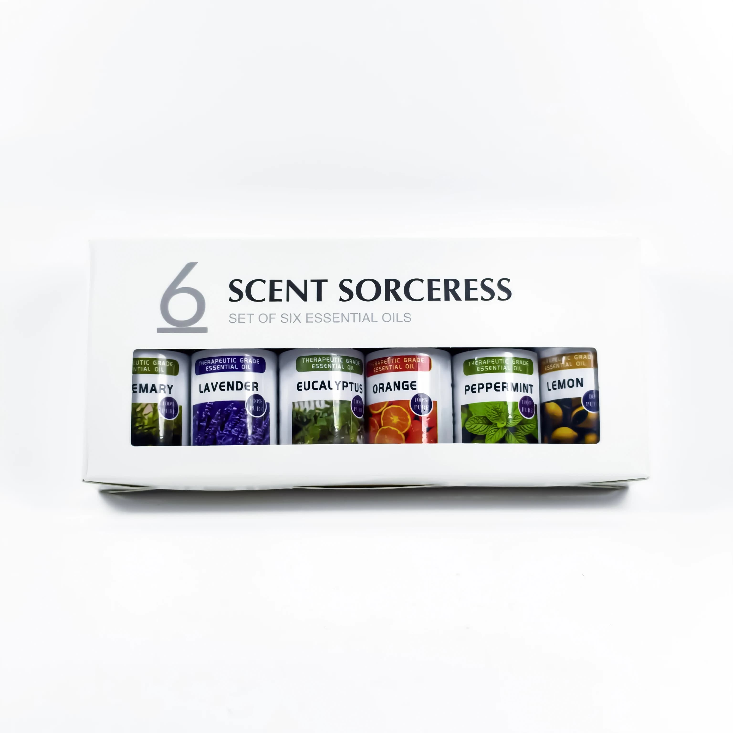 Coffret cadeau d'huiles essentielles 100% pures et naturelles pour aromathérapie