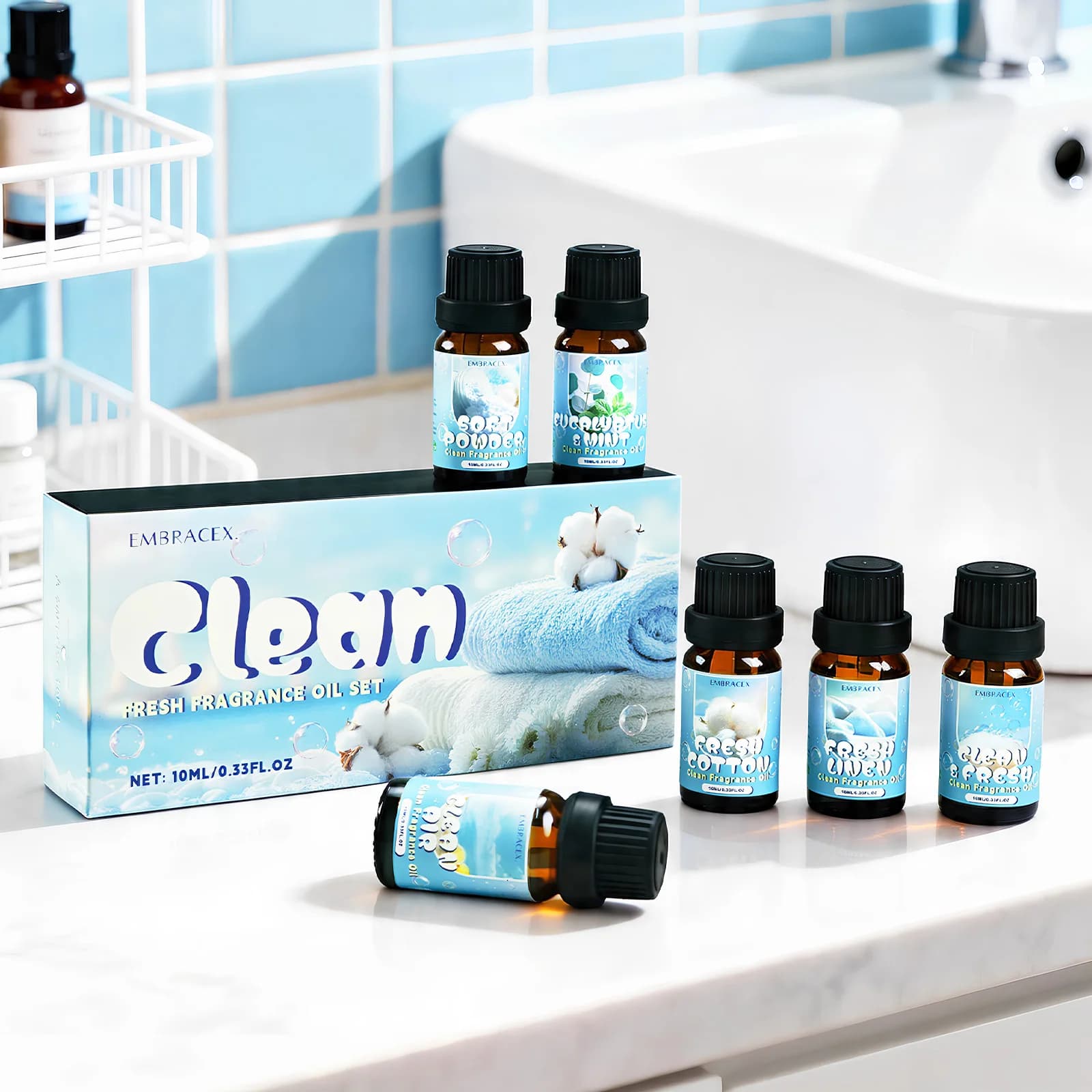 Coffret cadeau d'huiles essentielles