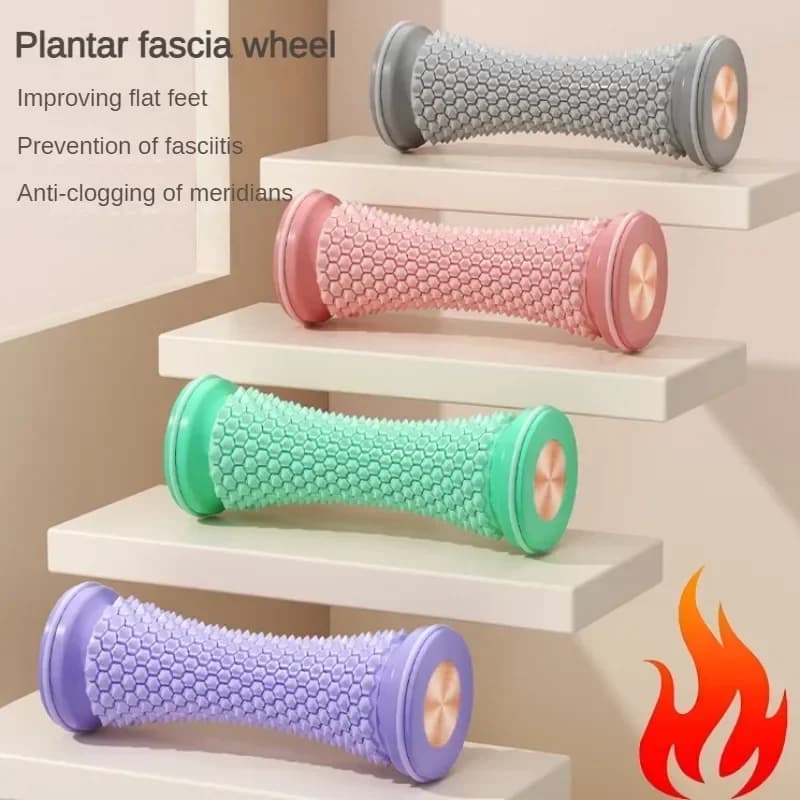 Masseur de pieds rouleau de Massage boule de Massage de Yoga rouleau de Fascia plantaire soins de Relaxation musculaire masseur de pieds manuel en plastique