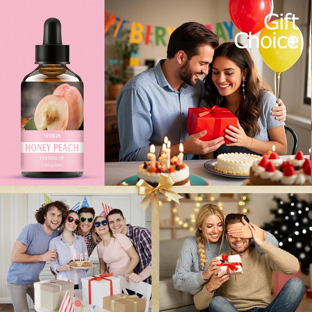 L'huile essentielle de pêche 30 ml/60 ml/100 ml convient à l'hydratation du visage, à l'hydratation, aux soins capillaires, aux soins de la peau et aux parfums
