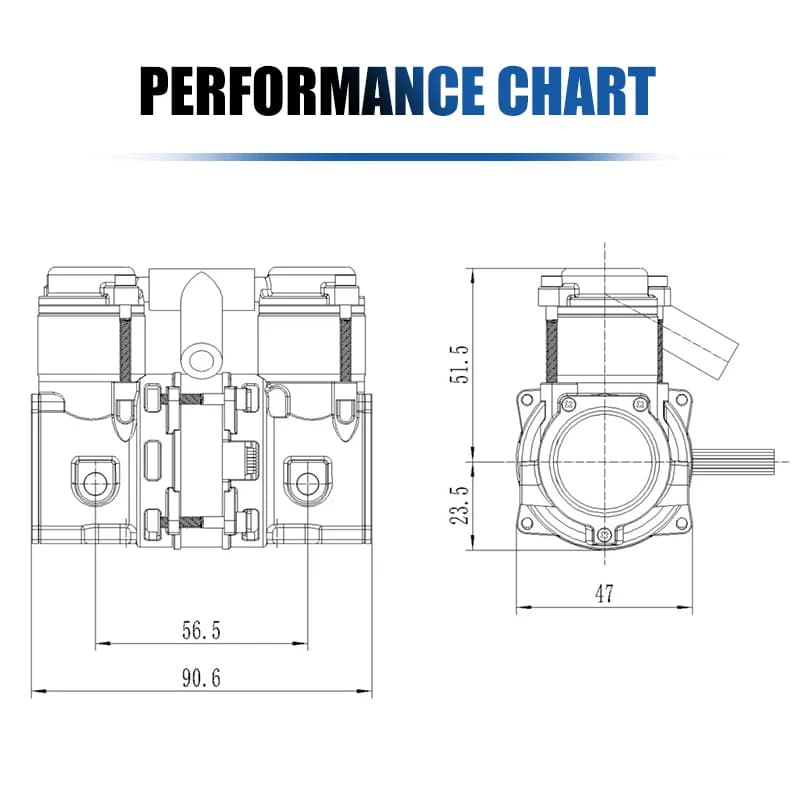 Nouveau Mini compresseur d'air sans huile pour concentrateur d'oxygène Portable léger DC12V BLDC pompe sans huile