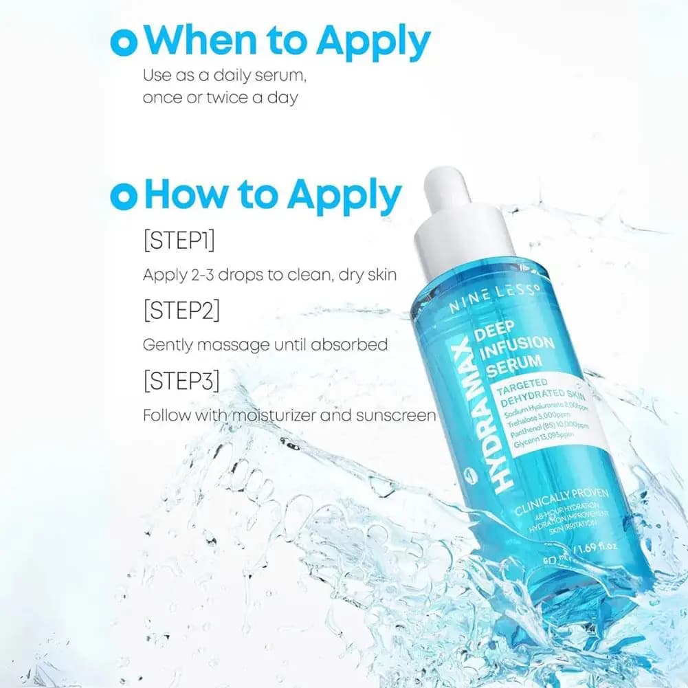 Sérum hydratant profond NINE LESS Hydra Max Deep Infusion