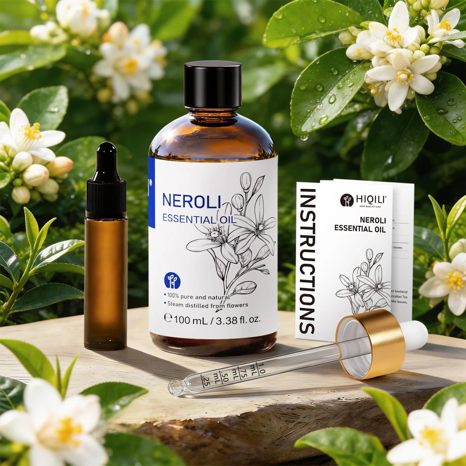 HIQILI Huiles essentielles d'eucalyptus citronné 100 ml, 100 % pures, pour diffuseur/humidificateur, parfum d'intérieur, désodorisant pour voiture