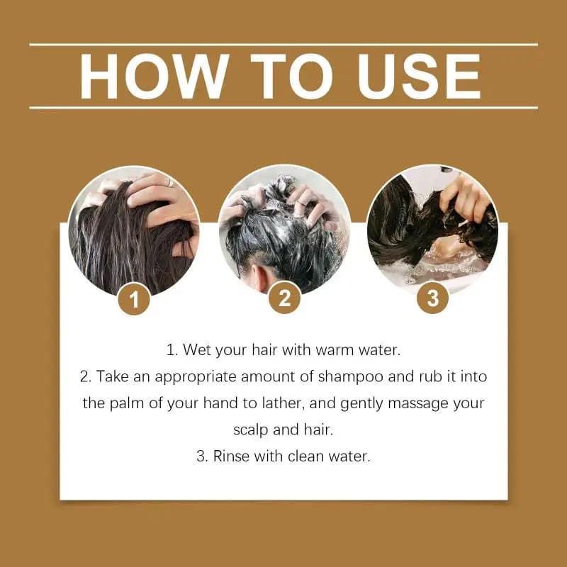 Shampoo fortifiant pour cheveux à base de plantes