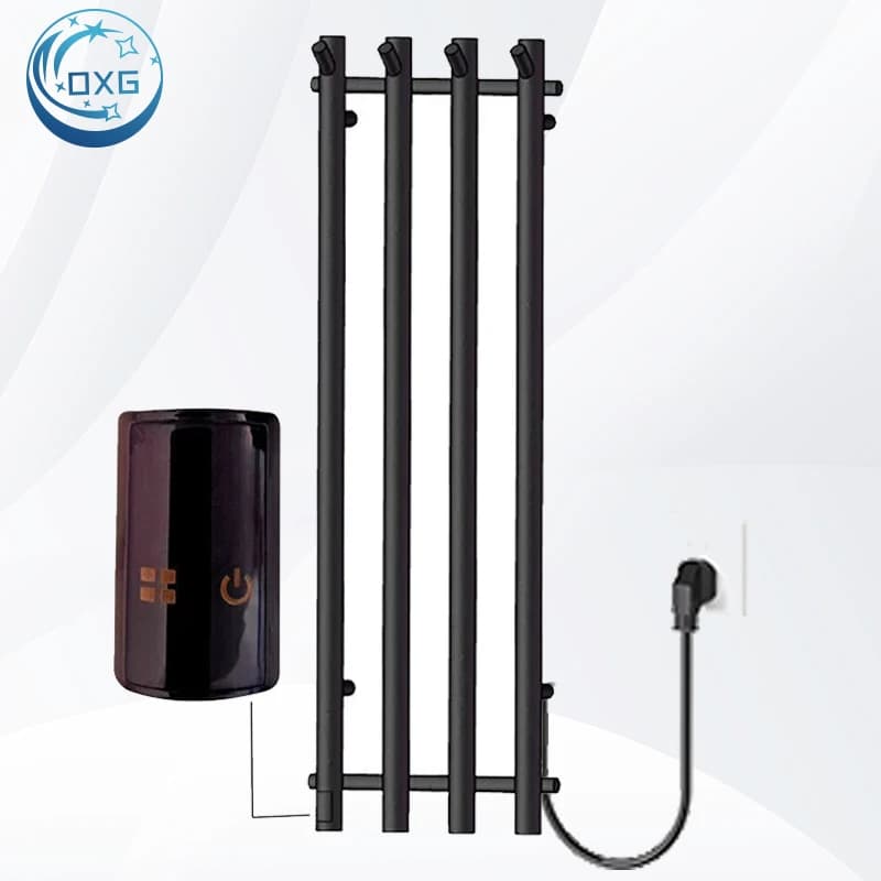 OXG – porte-serviettes chauffant électrique, 3/4 barres, radiateur pour serviettes, chauffe-serviettes de bain, accessoires de salle de bains