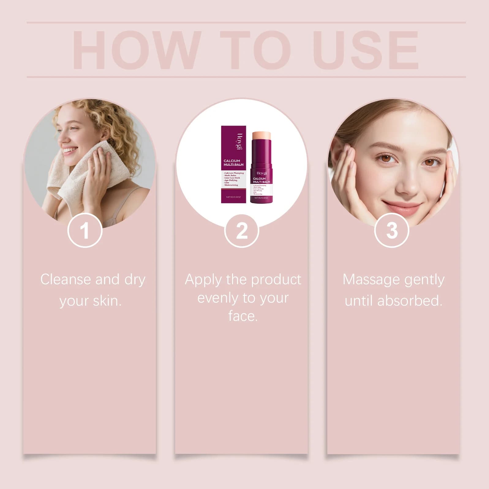 Bâton de crème hydratante multi-effet – Léger et hydratant, raffe la texture de la peau, utilisation pratique quotidienne, soin doux pour la peau