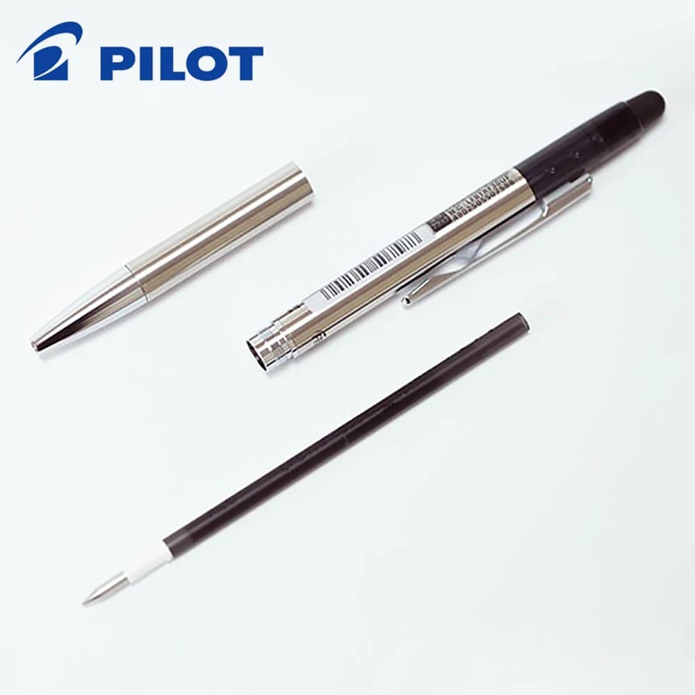 Pilot Frixion Ball Slim, stylo à bille en métal effaçable, 0.38mm, stylo à bille, papeterie Kawaii pour la rentrée scolaire, 1 pièce