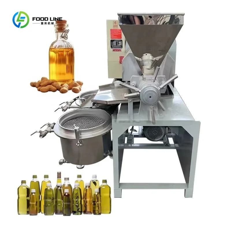 Presse à huile automatique pour soja thaïlandais / Machine de mouture d'huile de tournesol / Presse à huile d'arachide personnalisée