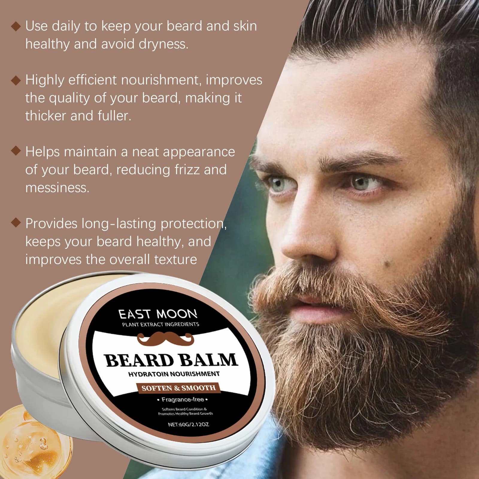 Baume à barbe pour hommes