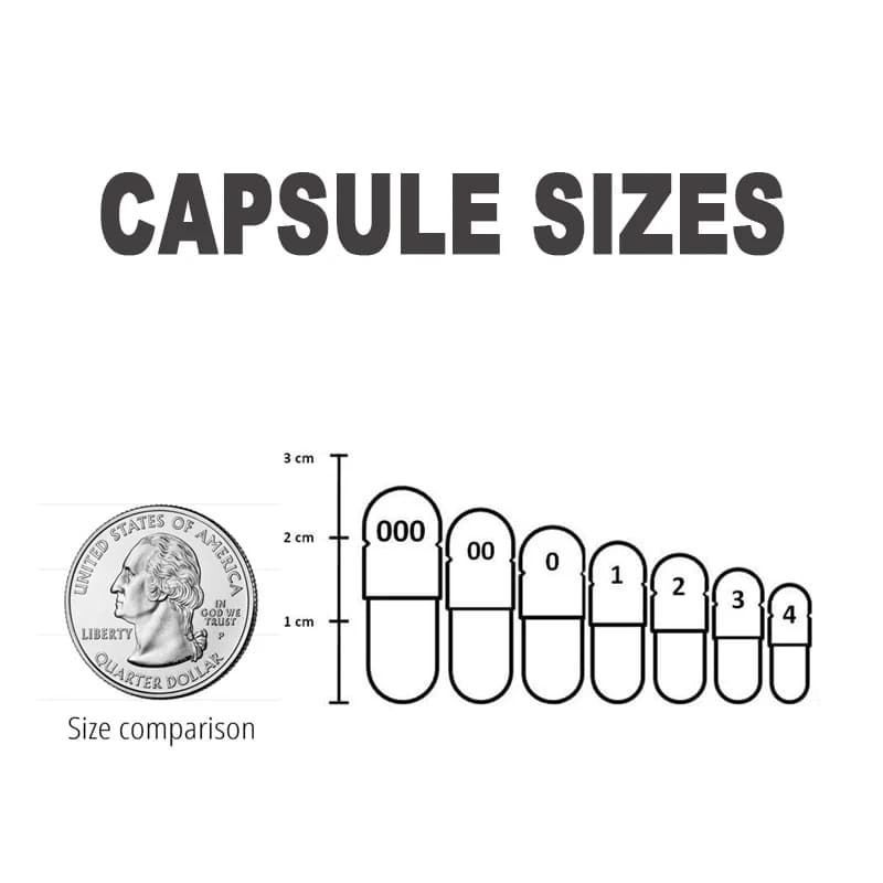 Capsules séparées végétaliennes 1000 pièces taille 000 00 0 1 Capsules vides unies végétariennes casher Halal HPMC Capsule transparente creuse
