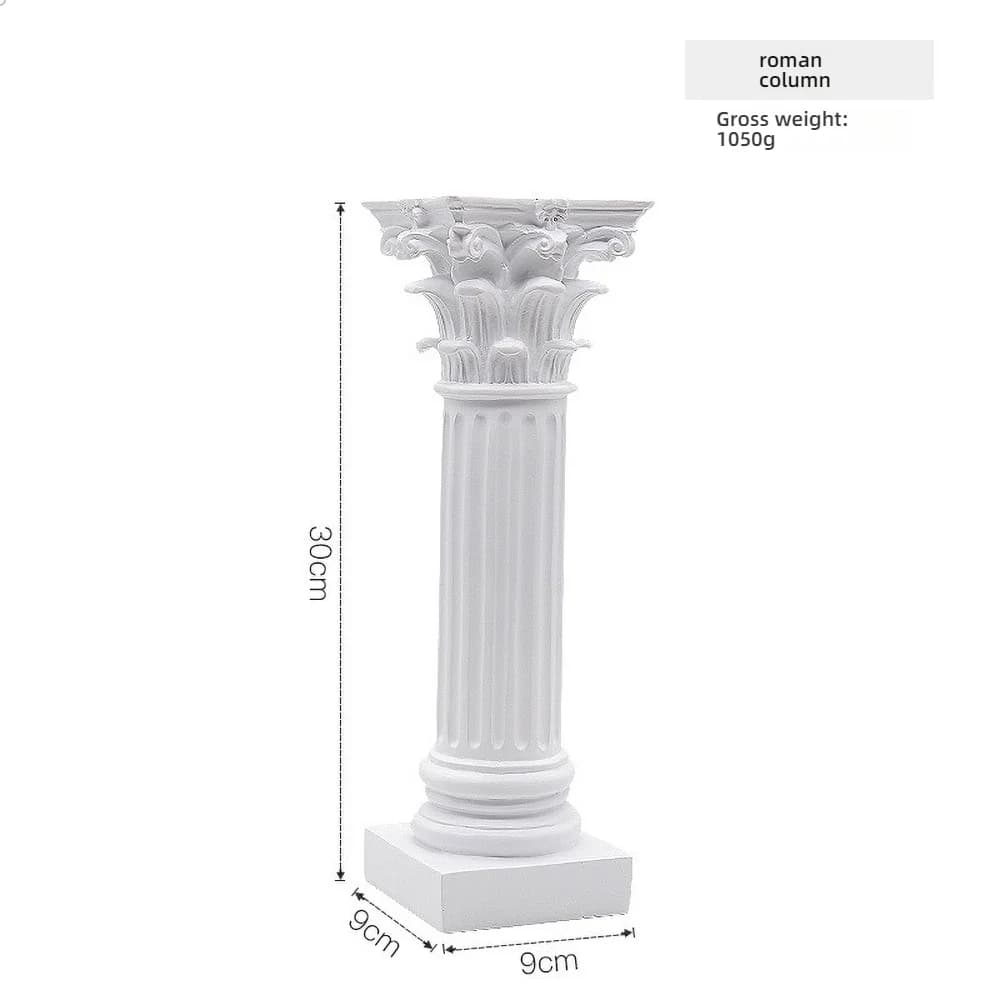 Modèle de dôme Pantheon romain – Sculpture en résine architecturale européenne pour accessoires de photographie, ornement de bureau et décor de Rome antique