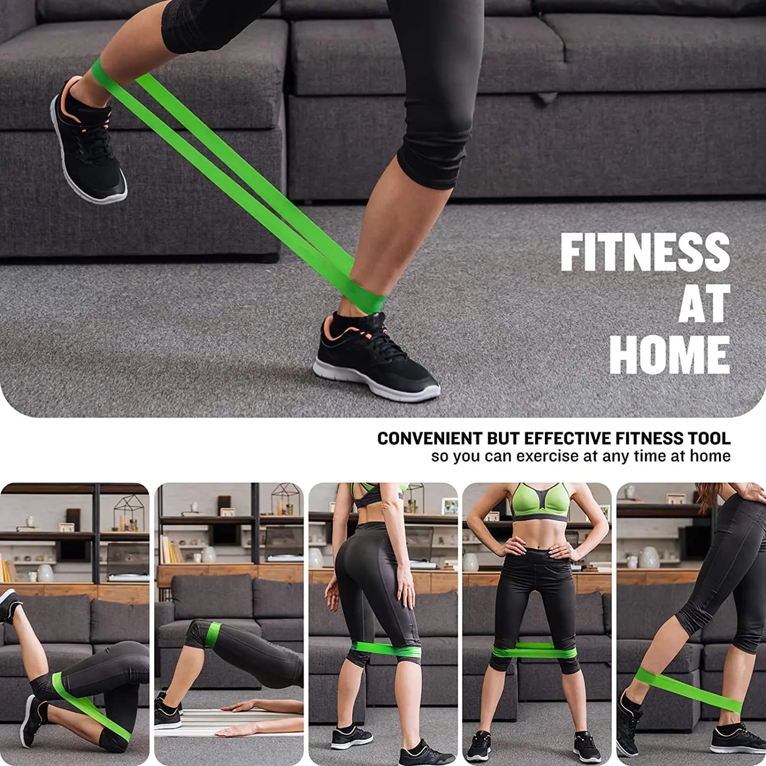 Bandes de Résistance en Boucle pour Exercices à Domicile