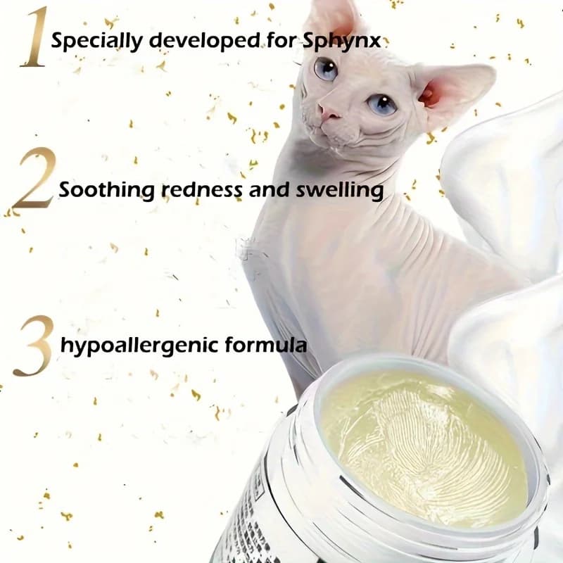 Crème hydratante Sphinx Oil Control pour chats sans poils