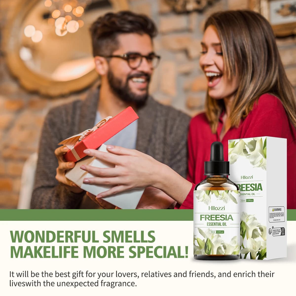 L'huile essentielle de Freesia a un arôme frais et est doux sans irritation. Il convient à l'aromathérapie et à la fabrication de bougies DIY