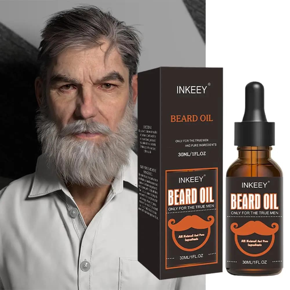 Huile de Soin de la Barbe Biologique Naturelle pour Homme