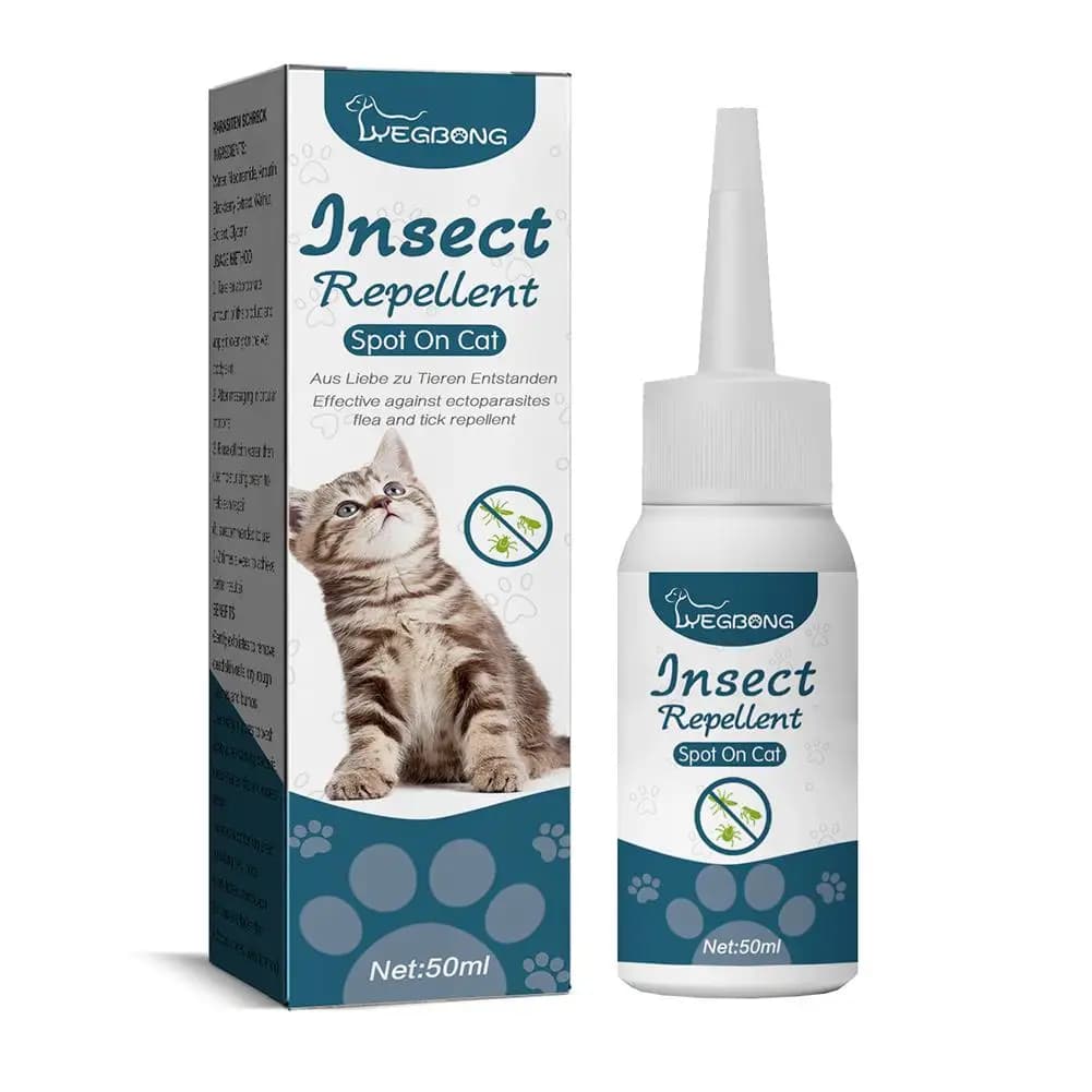 Gouttes anti-puces pour animaux de compagnie, traitement de la teigne, anti-insectes, anti-puces, anti-tiques, anti-insectes, anti-tiques, anti-tiques, anti-insectes, convient pour les chats, les sour