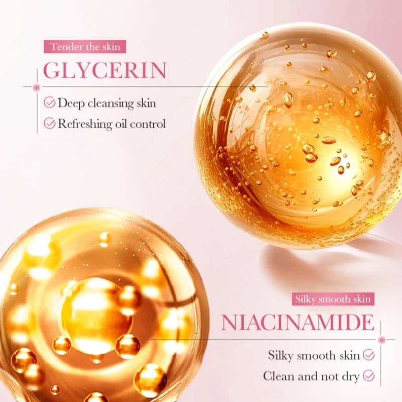 Savon nettoyant parfumé au lait de rose 100g