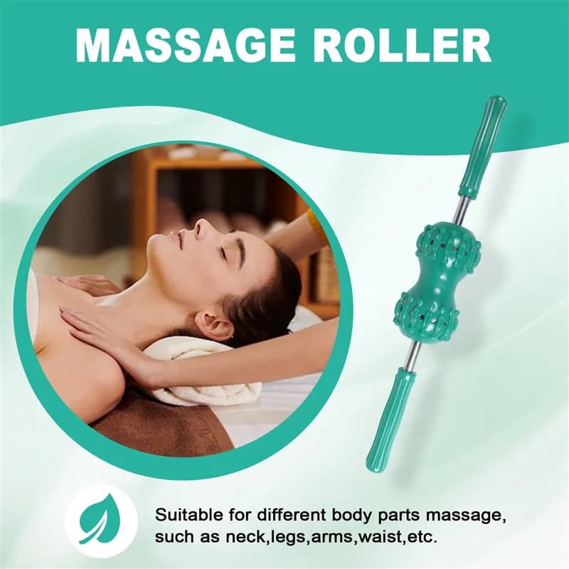 Rouleau de Massage magnétique multifonctionnel AA20, soulagement musculaire de la colonne vertébrale, rouleau de Massage pour dos, épaule cervicale