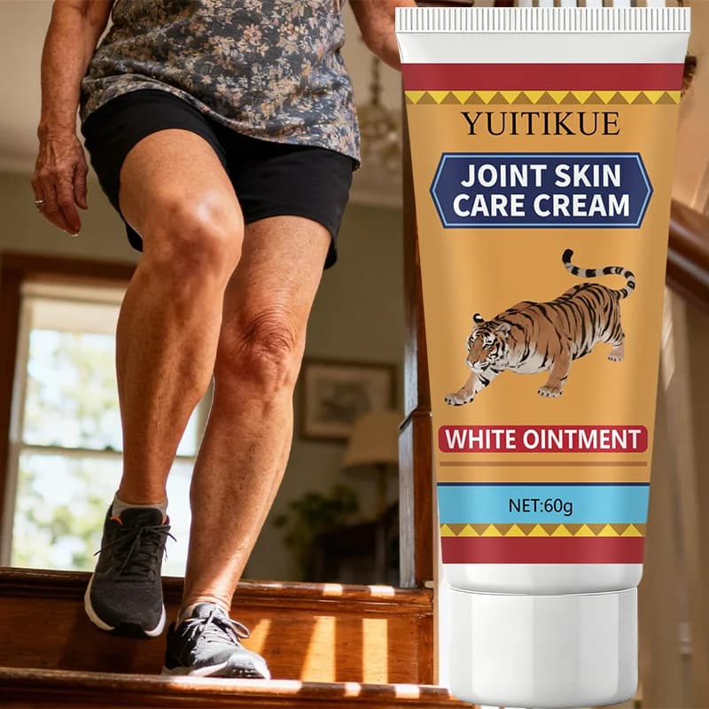 Crème pour la peau des articulations du tigre 60g - Pommade blanche hydrate la peau et les articulations, pour toutes les parties du corps, exercice sans souci