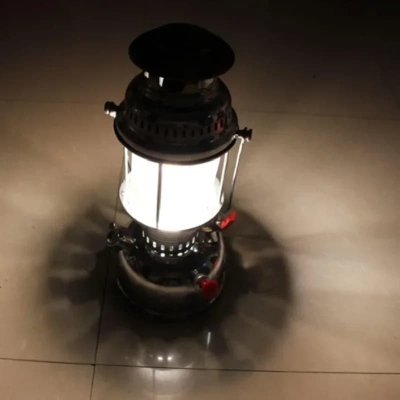 Lampe à huile Portable polyvalente, lanterne d'extérieur, éclairage à gaz, coupe-vent, Camping, randonnée, pêche, pique-nique, plage, rétro, urgence