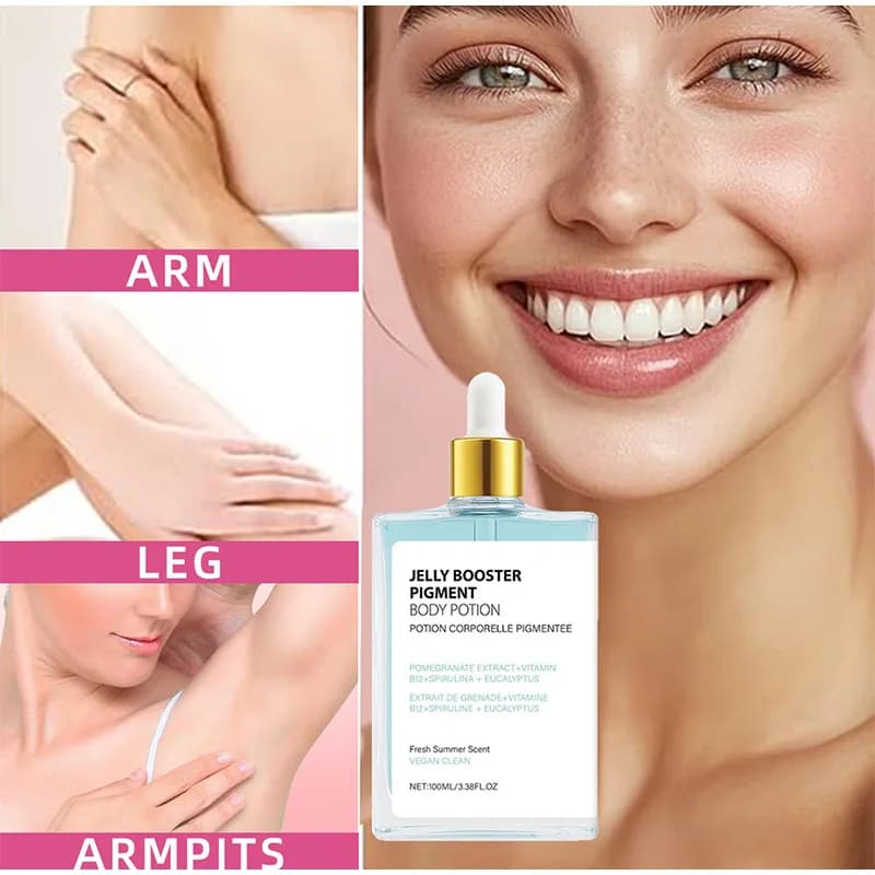 L'essence du visage Niacinamide améliore l'éclairage du teint de la peau du corps, laisse, lisse, hydratée, rafraîchissante, bien absorbante, gelée