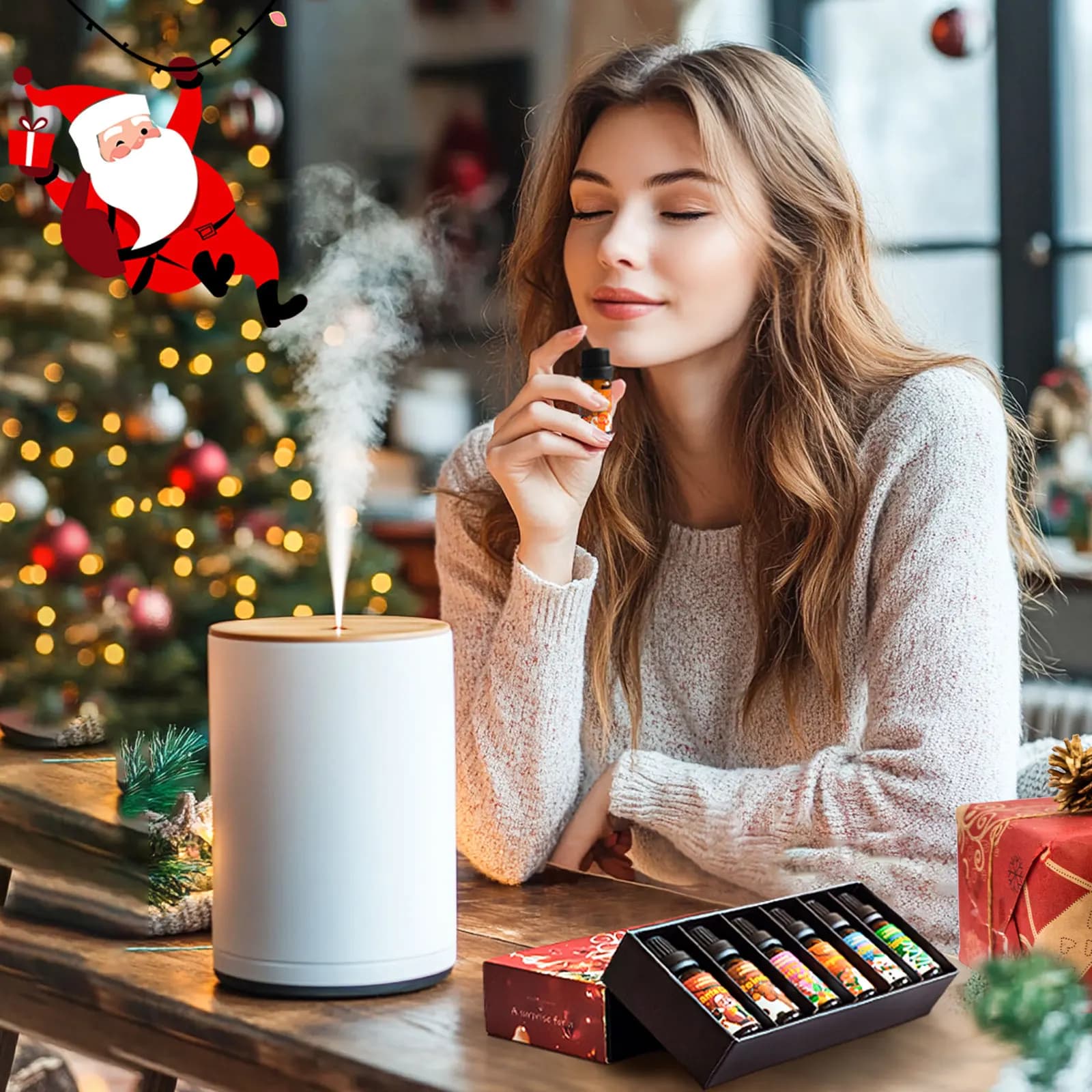 Huile Essentielle Casse-Noisette 10ml – Huiles Essentielles Joyeux Noël pour Fabrication de Bougies et Diffuseurs – Cadeaux de Noël