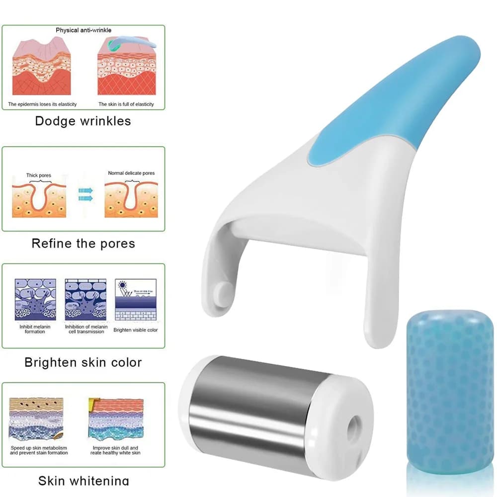 Rouleau de glace frais pour la peau