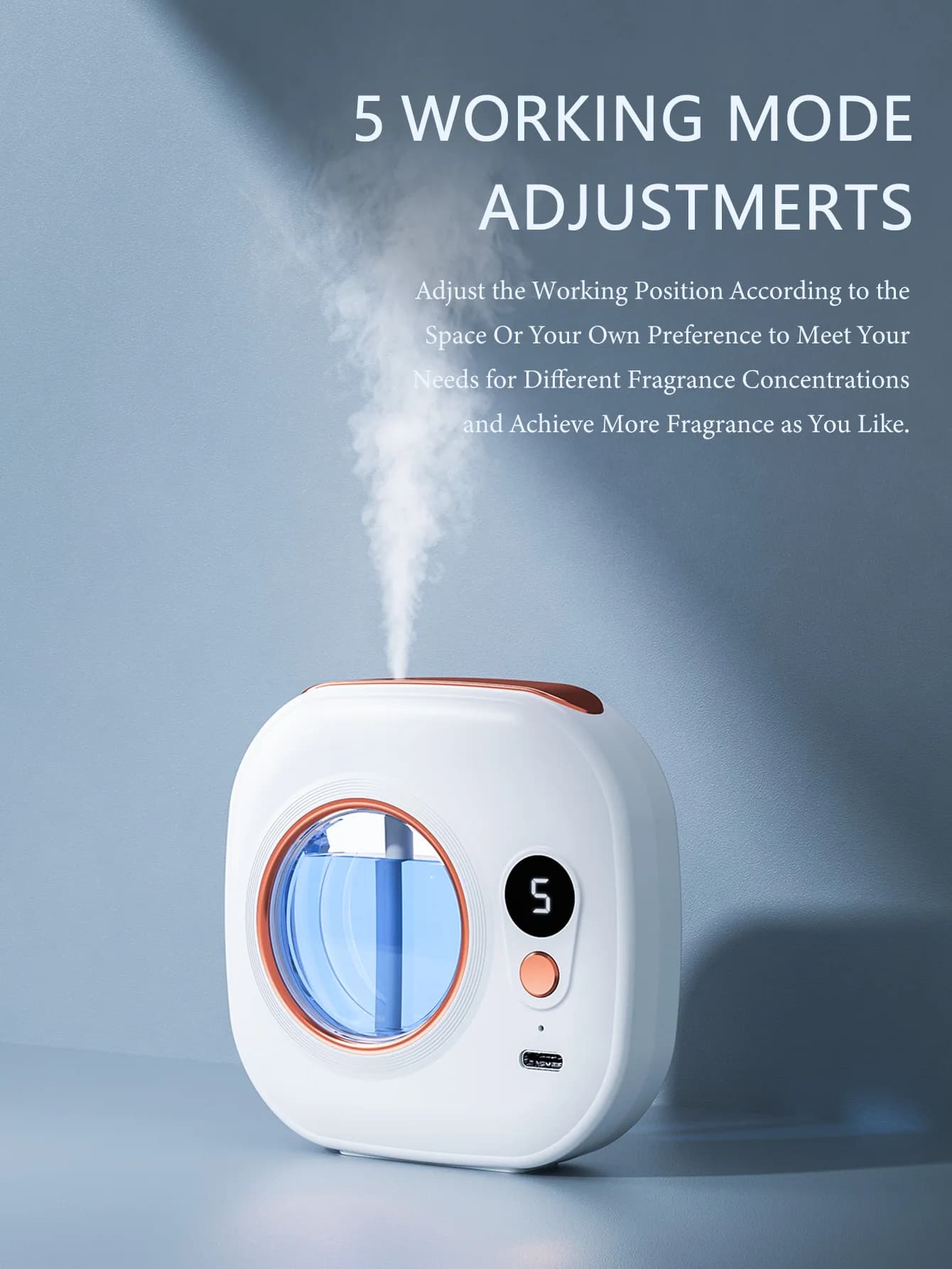 Diffuseur d'arômes automatique Rechargeable, diffuseur d'huile essentielle, huile essentielle d'arôme, cadeau de machine d'arôme de salle de bains d'hôtel