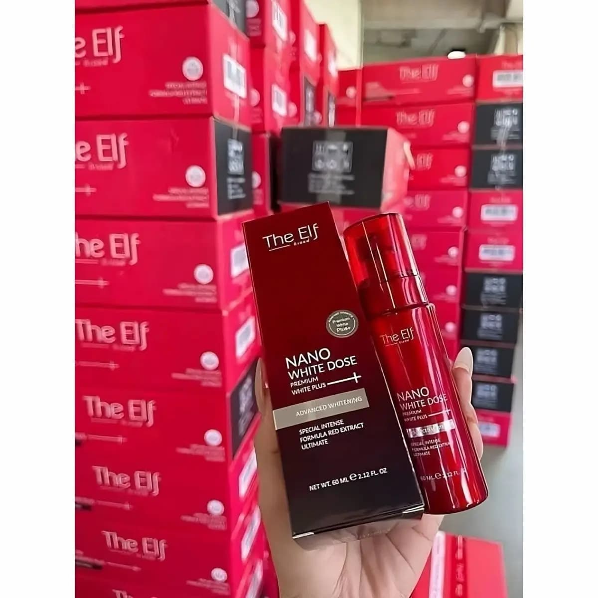 The Elf 60ml Nano White Dose Truyen Trang Giam Tham Nam pour le soin de la peau Glow Recipe Skincare Pas Cher Blanchissant et éclaircissant