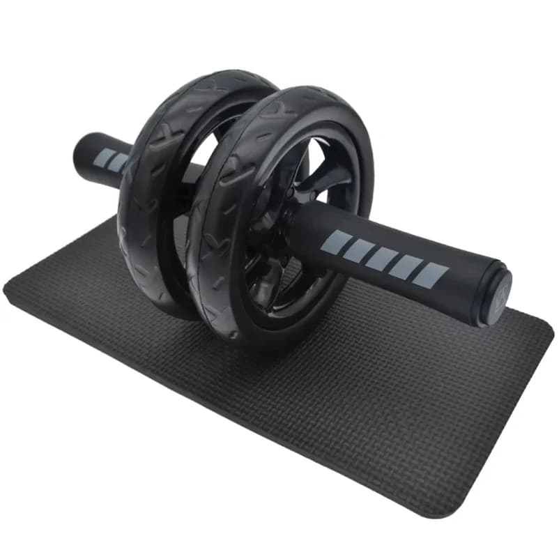 Rouleau Abs de grande qualité, équipement de Fitness, silencieux, antidérapant, Double roue abdominale, exercice Ab, entraînement musculaire de gymnastique