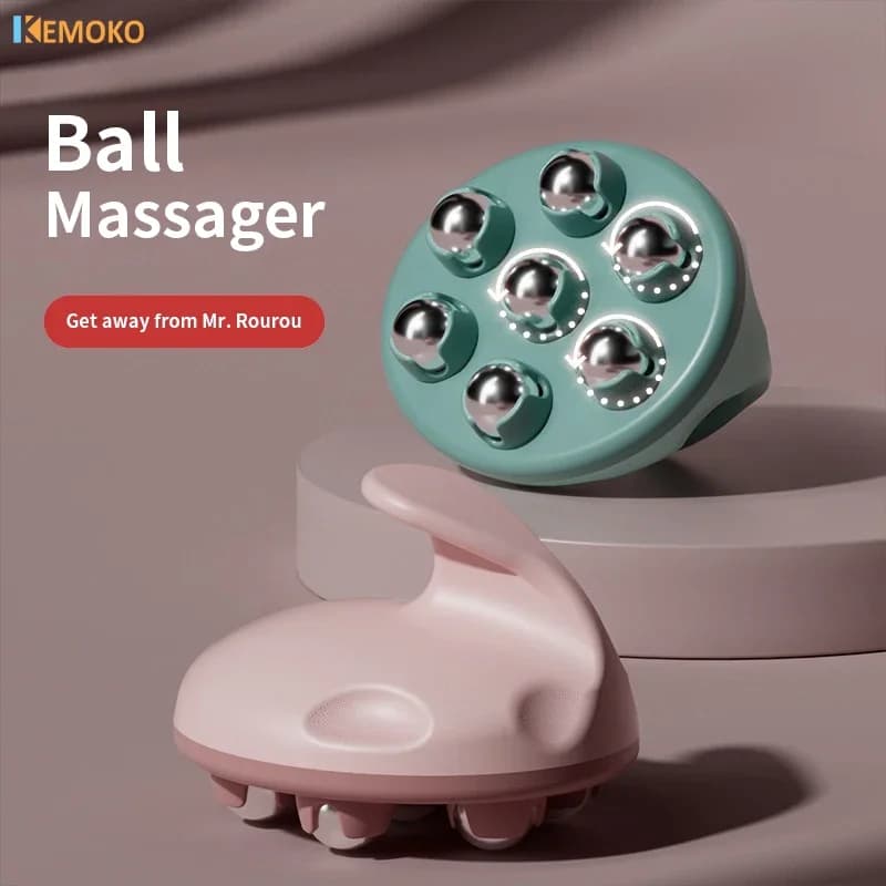 Masseur à billes à roulettes, Massage multifonctionnel, 7 perles, thérapie professionnelle, Portable, beau Instrument de Massage pour soins de santé