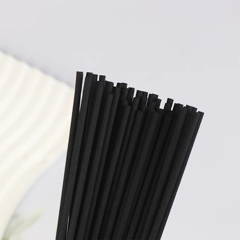 Bâtonnets diffuseurs en fibres épaisses, recharge de parfum, pour huiles aromatiques, décoration de la maison, 50 pièces/paquet