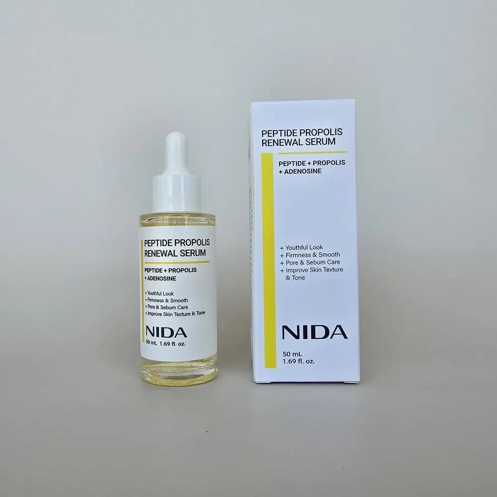 NIDA Propolis Peptide rajeunissement sérum pour le visage barrière cutanée Double réparation sérum crème raffermissante et lissante ensemble de soins de la peau du visage