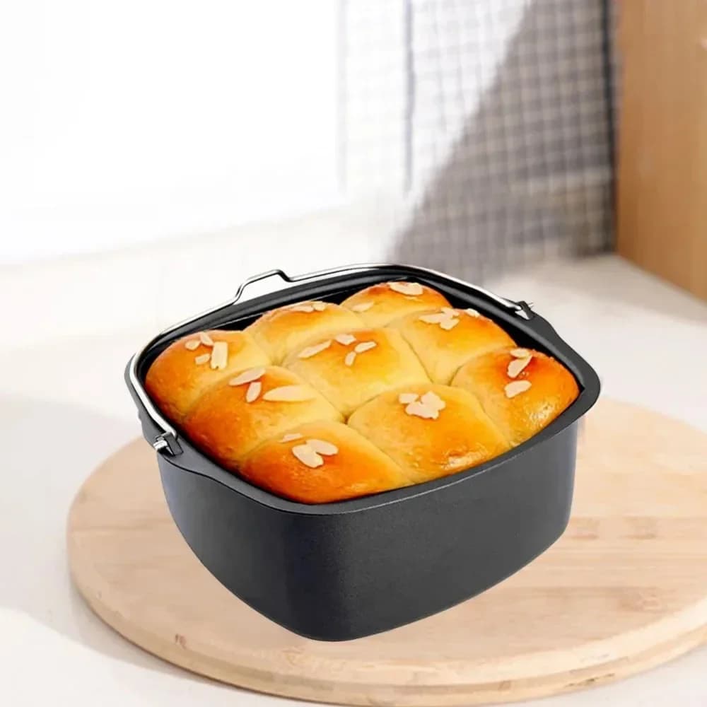 Plateau de cuisson de gâteaux antiadhésif pour friteuse à Air, panier pour plat de cuisson Philips, poêle à Air, accessoires de cuisine, panier de cuisson