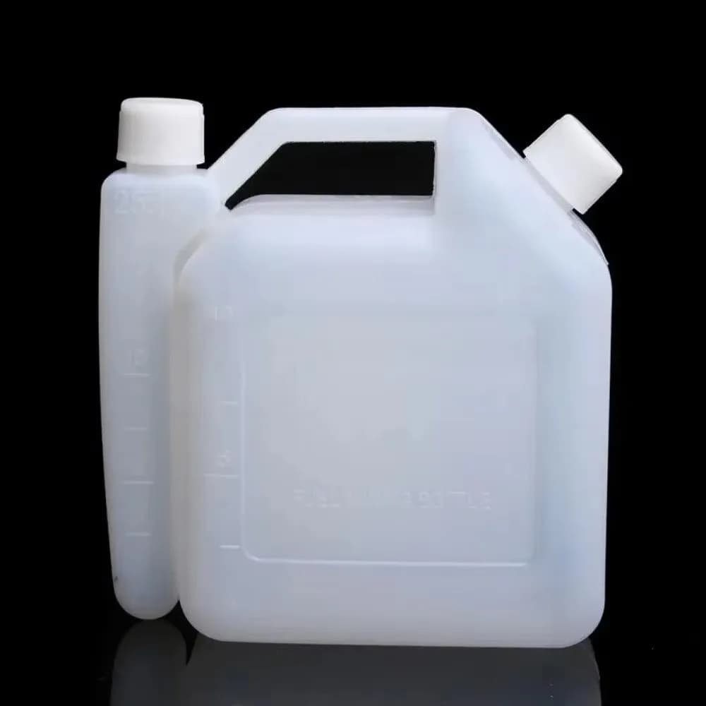 Nouvelle bouteille de mélange de carburant de 1 litre, rapport de mélange 1:25, rapport de mélange 50:1, bouteille de mélange d'essence