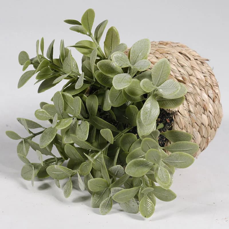 Plante artificielle verte en pot