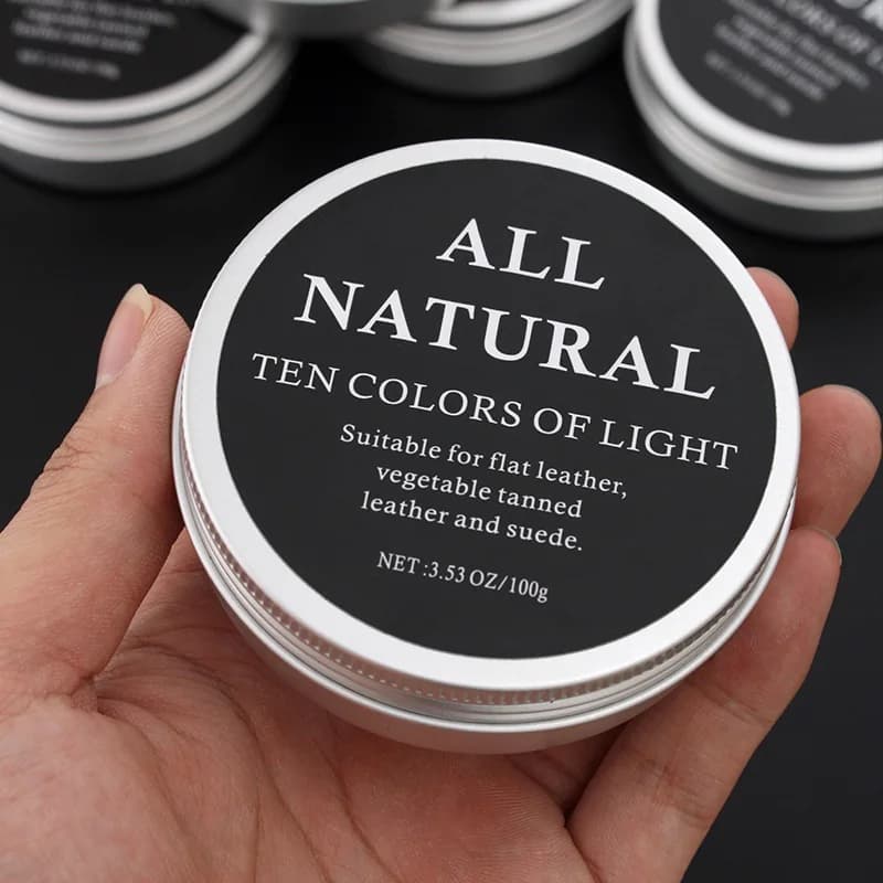 Crème à l'huile de vison 30ml/100ml, pour chaussures en cuir, sacs, crème de soin du cuir, crème d'entretien du cuir, accessoires d'artisanat du cuir