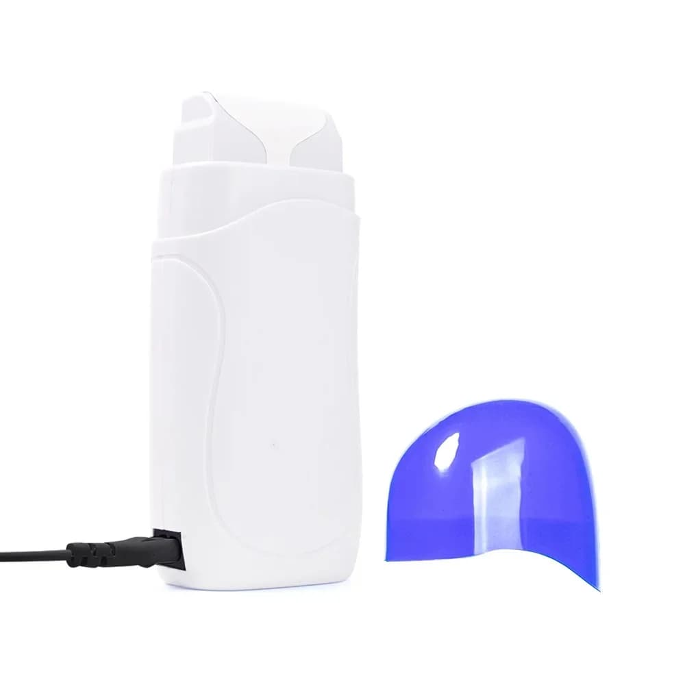 Machine à rouleau dépilatoire portable, ensemble de chauffage d'avertissement, crème d'épilation, chauffe-épilation, rouleau chauffant d'avertissement, épilateur à rouleau