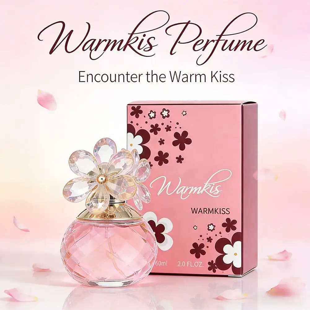 Parfum unisexe floral frais naturel 60 ml, Happiness Flower, eau de toilette longue durée
