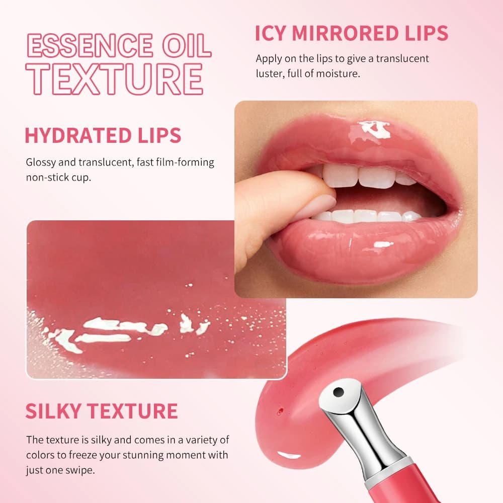 Lakerain huile pour les lèvres hydratante exfoliante estompe les lignes des lèvres apprêt pour les lèvres avant le maquillage, petit bâton huile pour les lèvres stylo Essence conception 1.5g