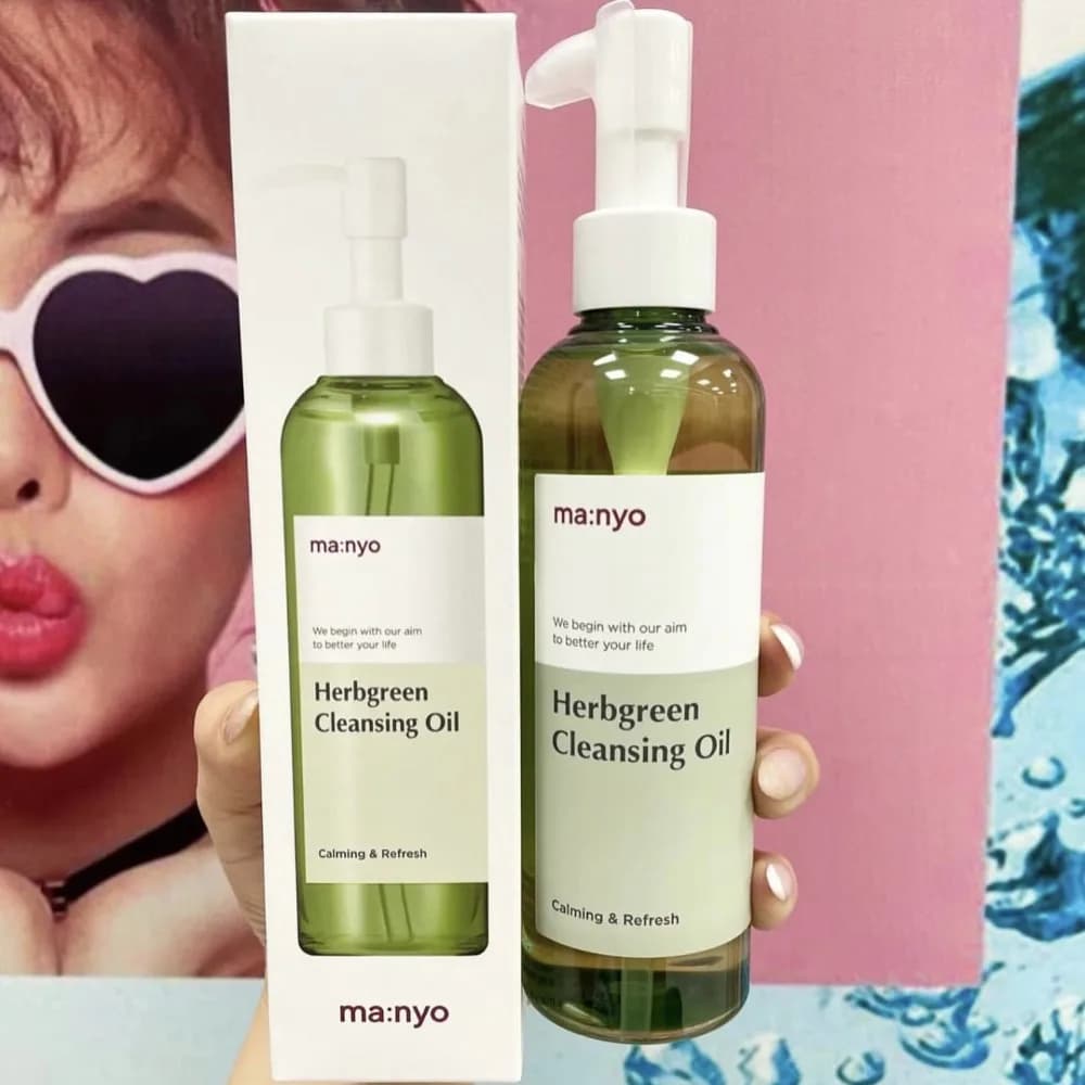 Huile nettoyante en profondeur par Ma:nyo dissout efficacement les impuretés le maquillage des Pores réduit les points noirs huile démaquillante douce et puissante