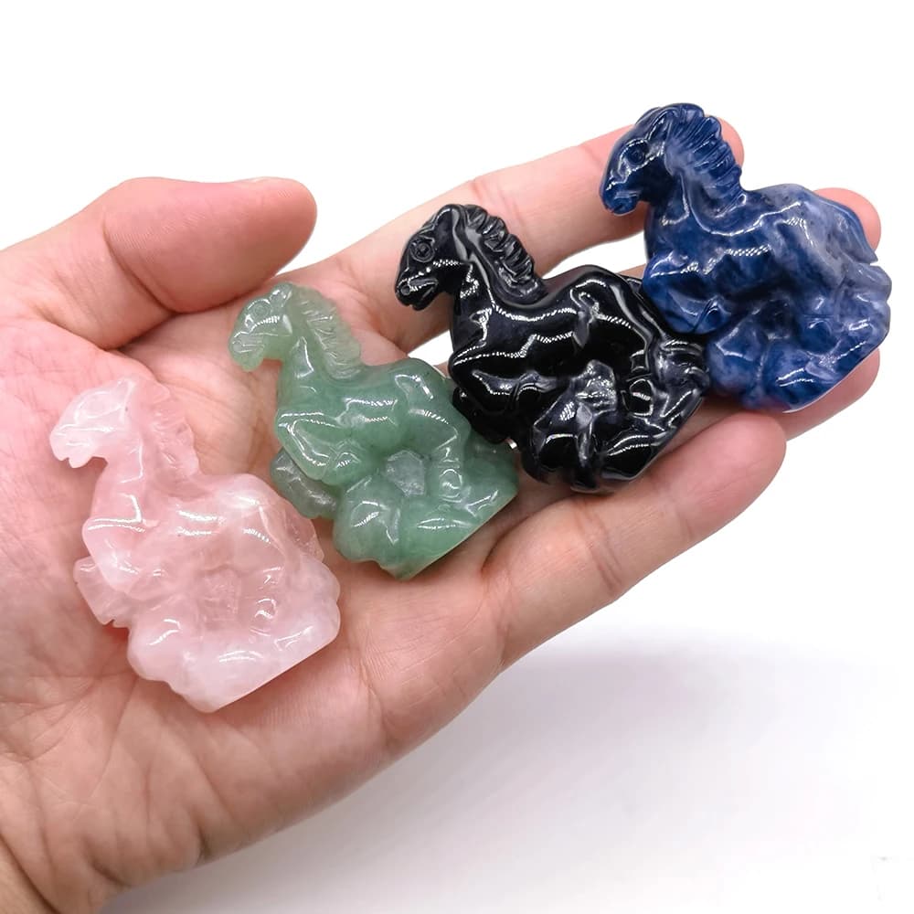 Pierres énergétiques en cristal naturel de 2 pouces