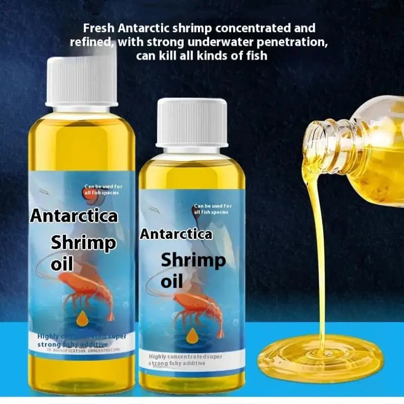 HUA HUA – huile de crevette à Krill antarctique, arôme, fosse de pêche, carpe argentée, atrayant, alimentation à haute teneur en protéines, atrayant de vin pour la pêche